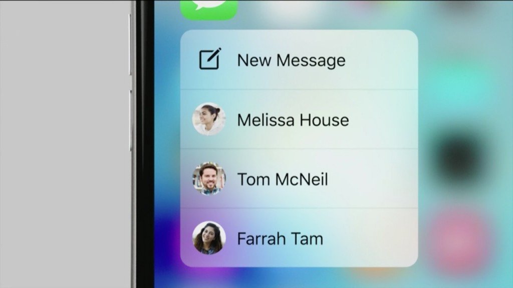 ▲不同App的快捷選單也有不同