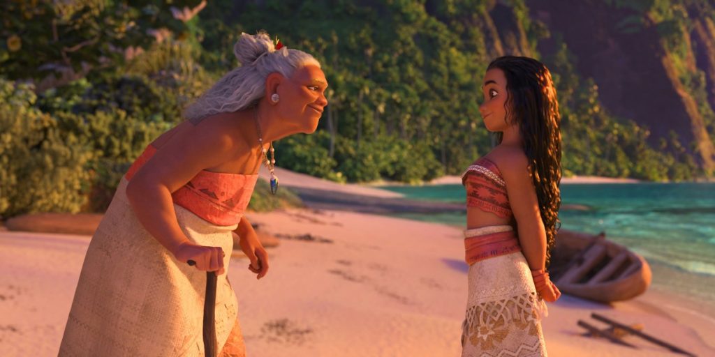moana and her grandmother disney