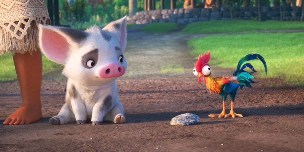 pua and heihei moana disney