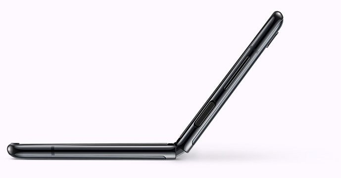 galaxy z flip angle device