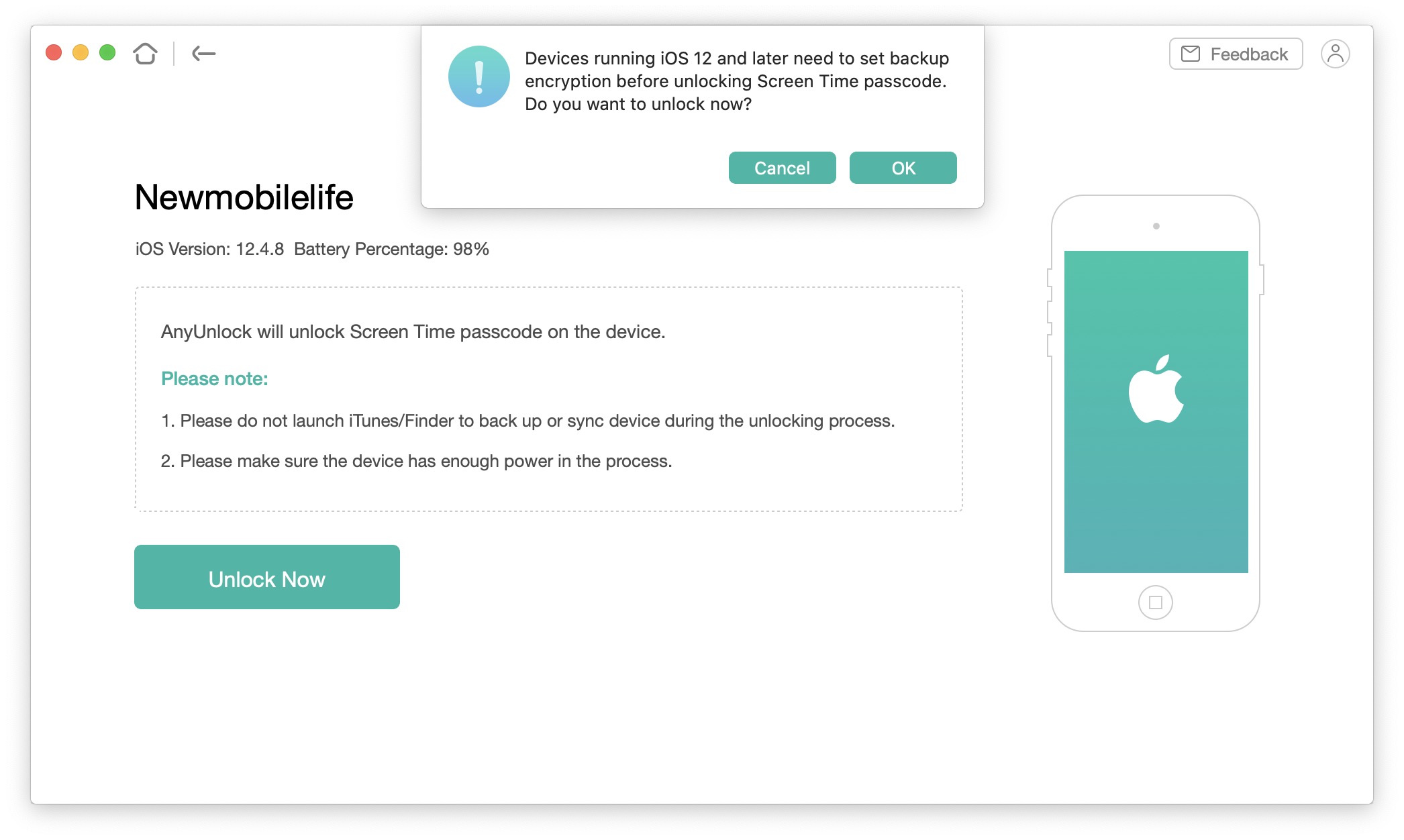 AnyUnlock screentime01