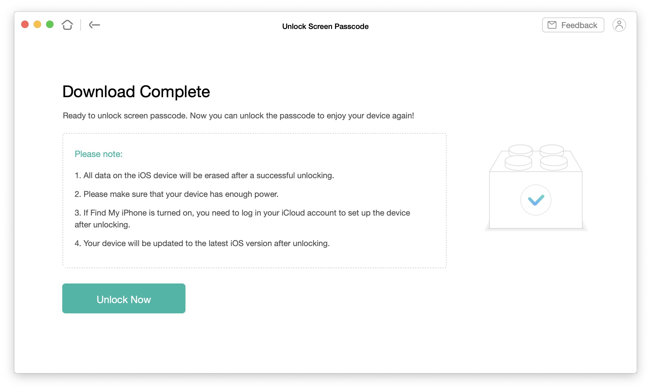 AnyUnlock unlock passcode03