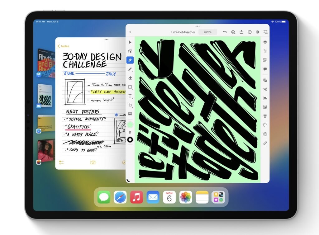 iPad display 1