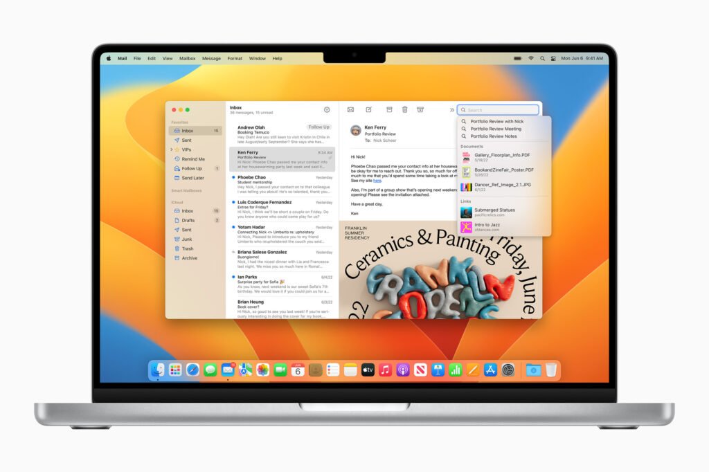 mail search
