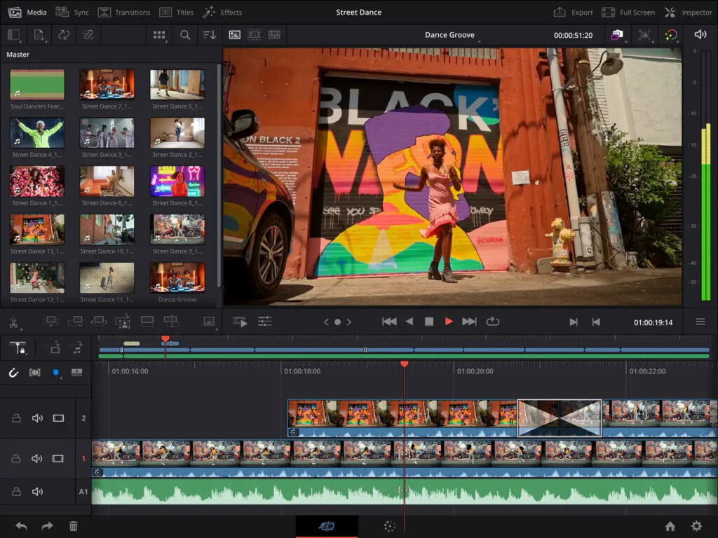 DaVinci Resolve for iPad 4