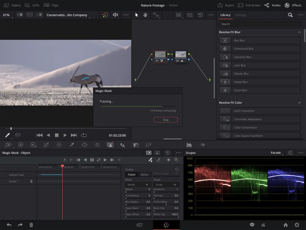 DaVinci Resolve for iPad 6
