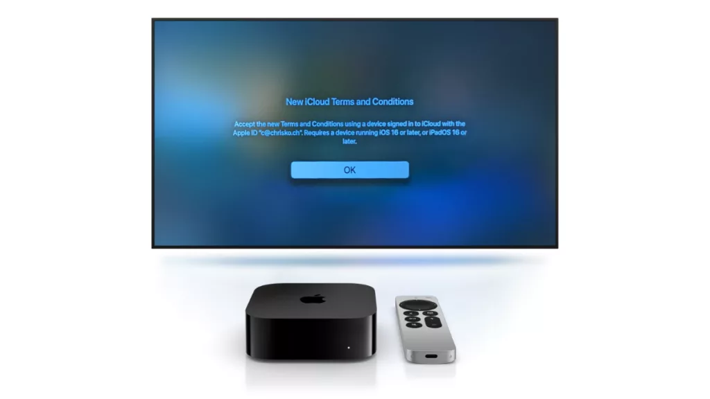 Apple TV update problem
