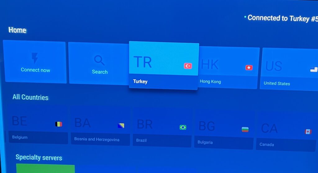 nordvpn tv