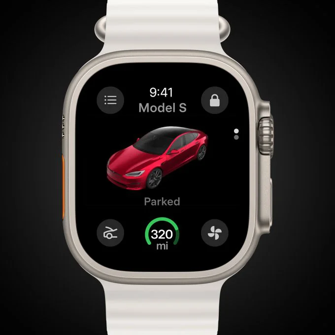 tesla applewatch