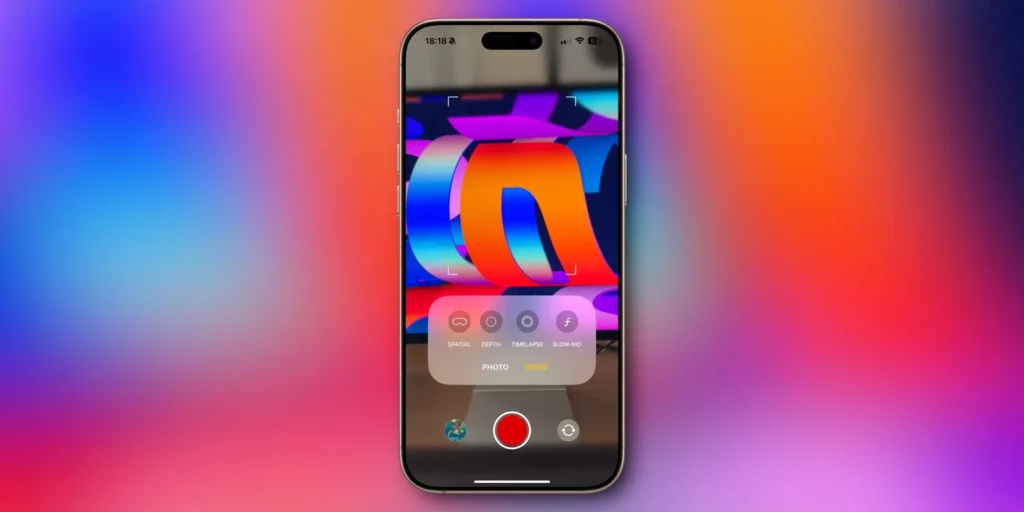 ios 19 camera mockup