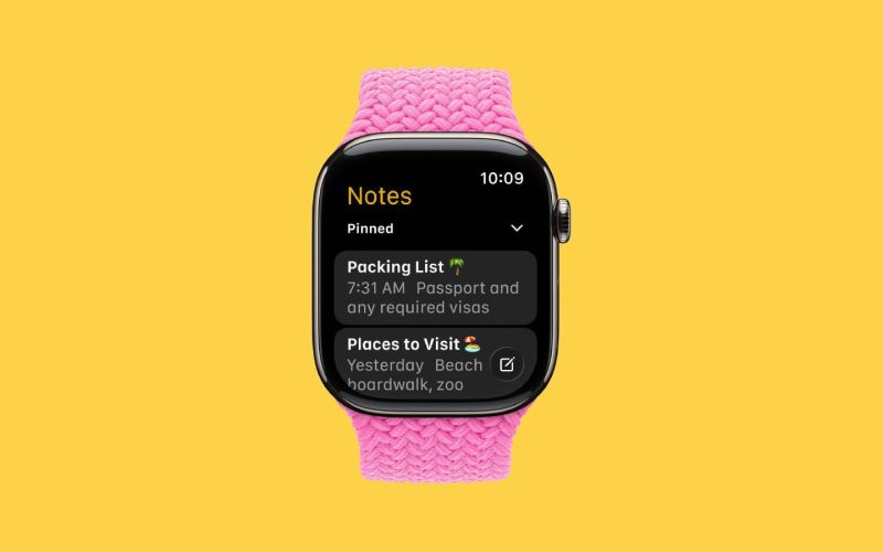 Apple Watch Notes
