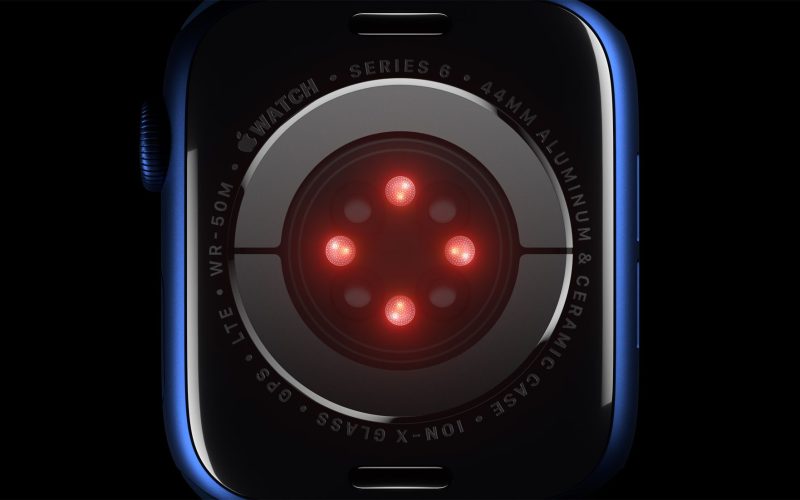 Apple Watch Series 6 Blood Oxygen LEDs