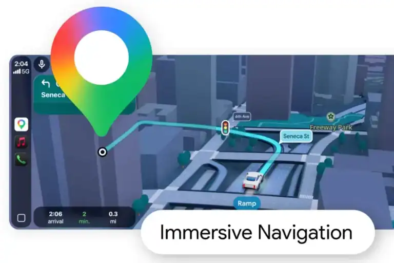 Google Maps Immersive Navigation