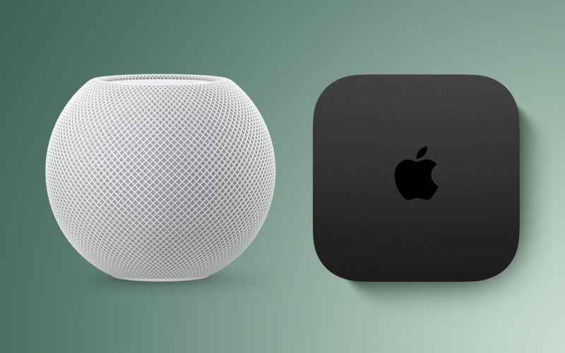 HomePod mini and Apple TV Sage 2