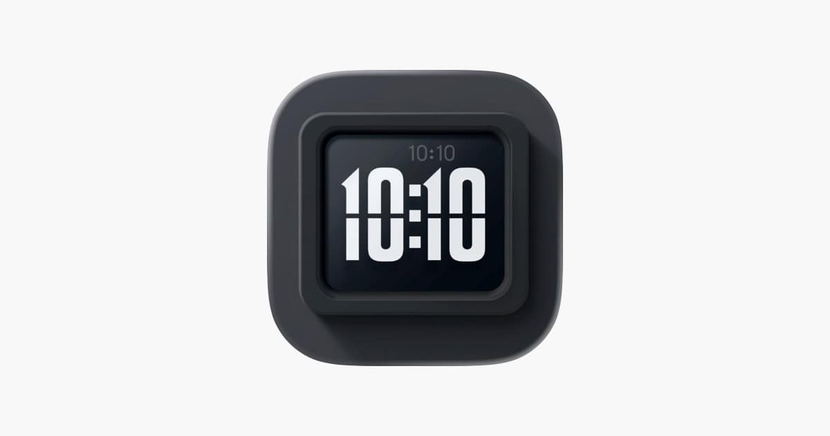 將 iPhone 變成優雅復古翻頁鐘　原價 US $0.99《Flip Clock》限時免費