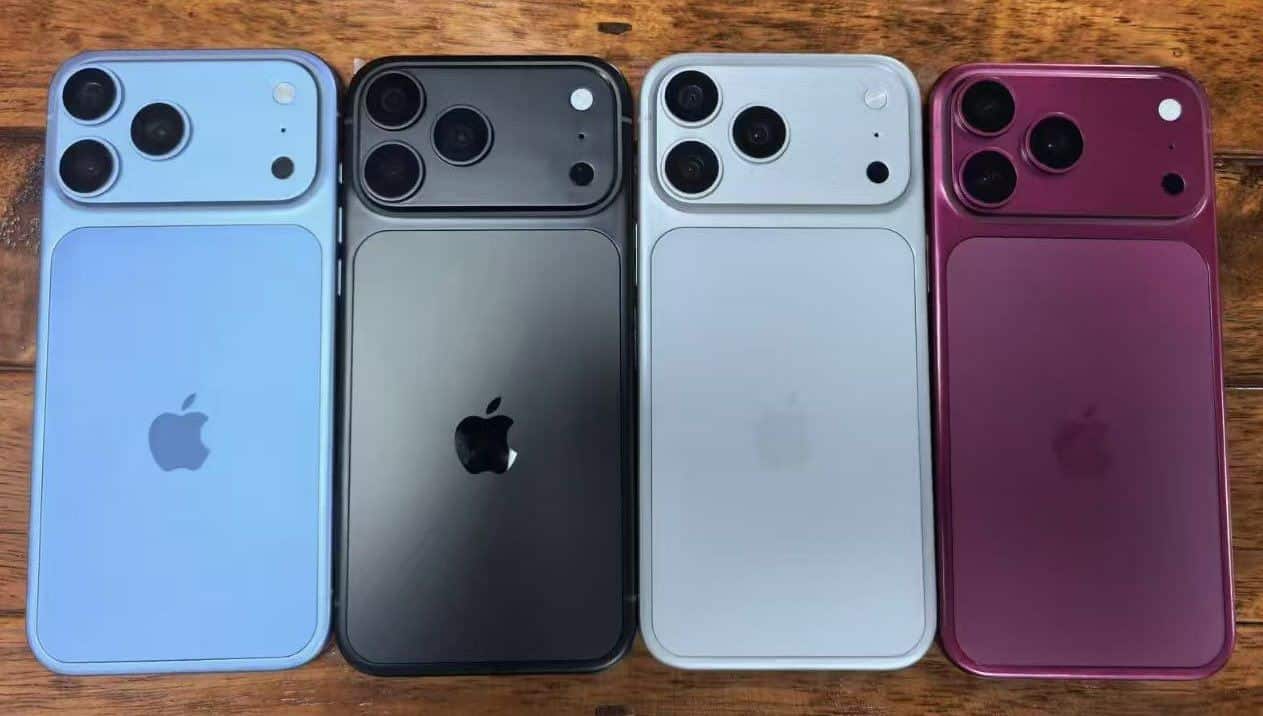 iPhone 18 Pro 新色搶先曝光　模型機揭示四款配色