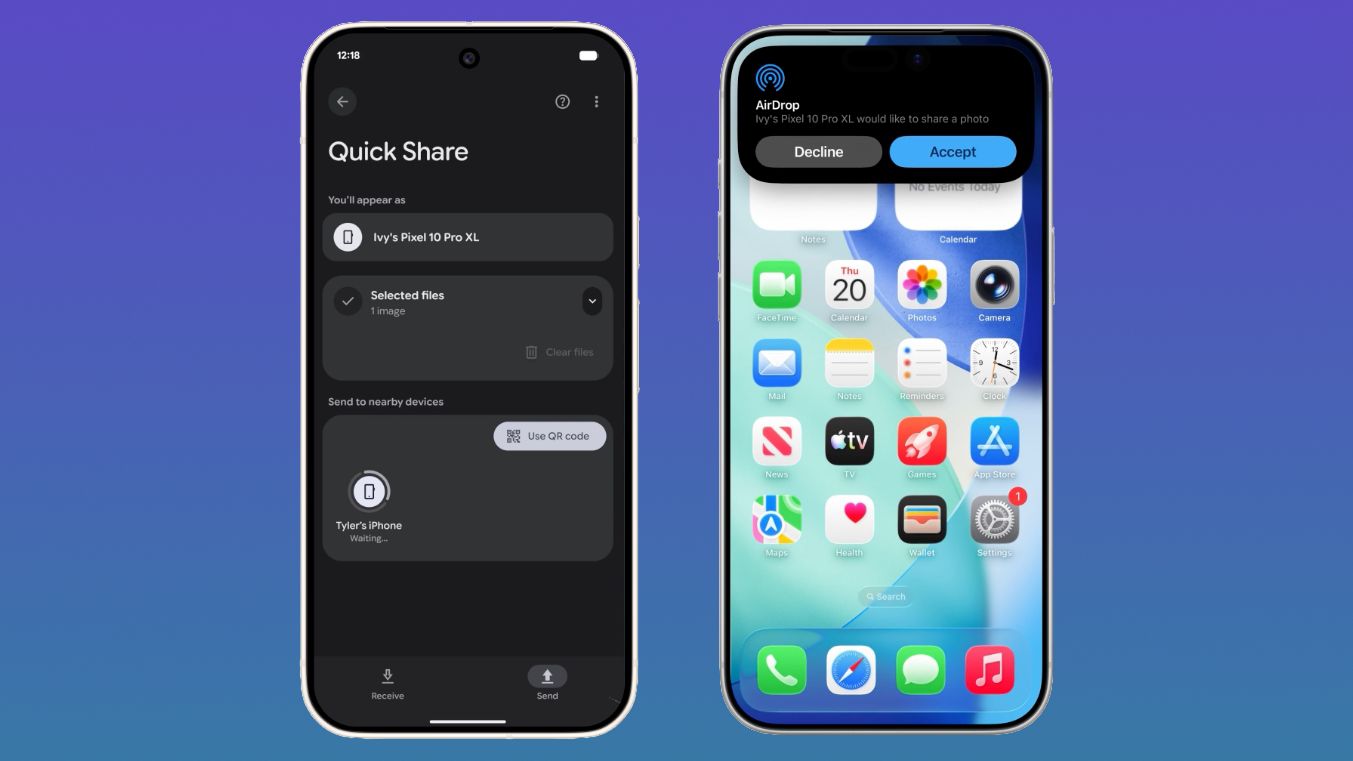 Google 擴展 AirDrop 支援至更多 Android 手機　Quick Share 與 iPhone 無縫傳檔