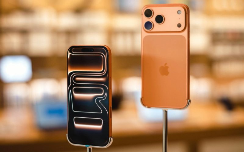 iPhone 17 Pro Cosmic Orange Front Back