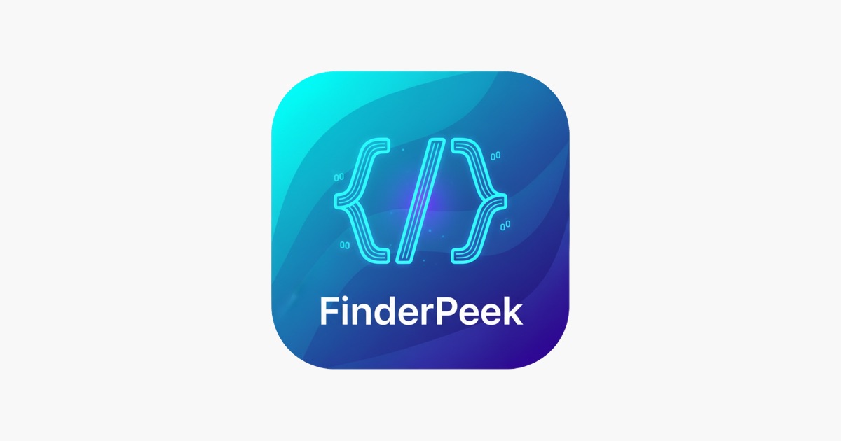 【Mac】快速預覽程式碼　原價 US $4.99《FinderPeek》限時免費